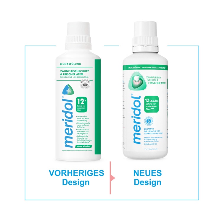 meridol® Zahnfleischschutz & frischer Atem Mundspülung