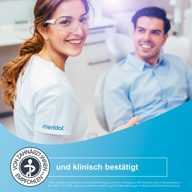 meridol® Zahnfleischschutz & frischer Atem Mundspülung